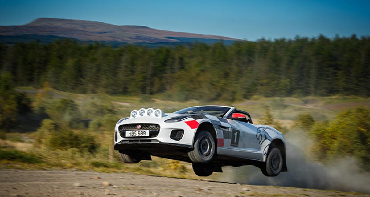 Jaguar présente une F-Type de rallye