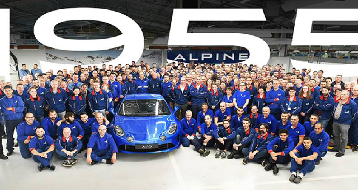 Alpine : l'A110 Première Edition, c'est fini