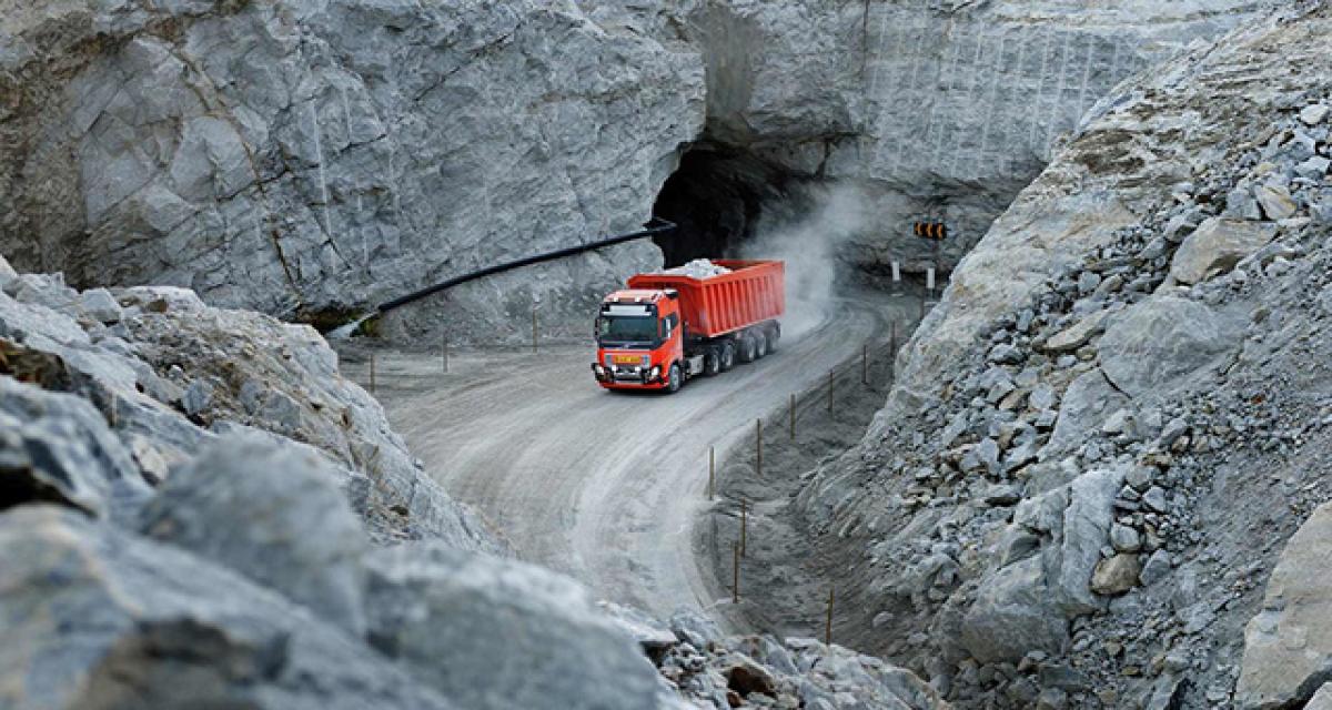 Volvo Trucks : un camion autonome en test dans une mine