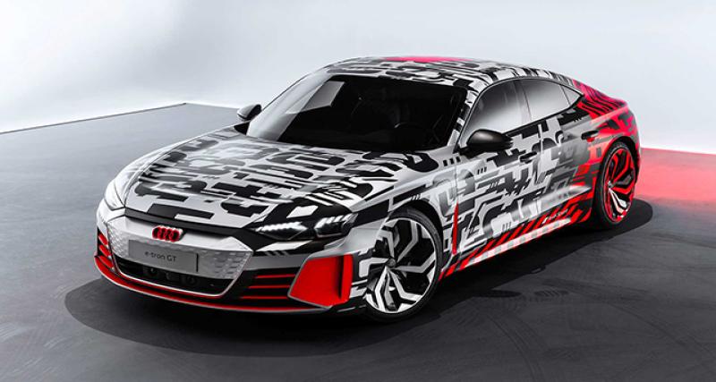  - Audi e-Tron GT : Premières photos de l'anti-Tesla Model S