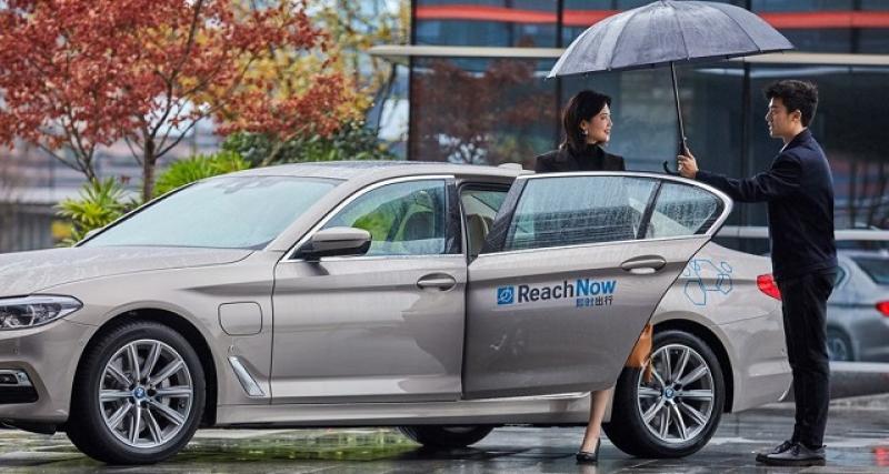 -  BMW : 1ere société étrangère dans les services VTC en Chine