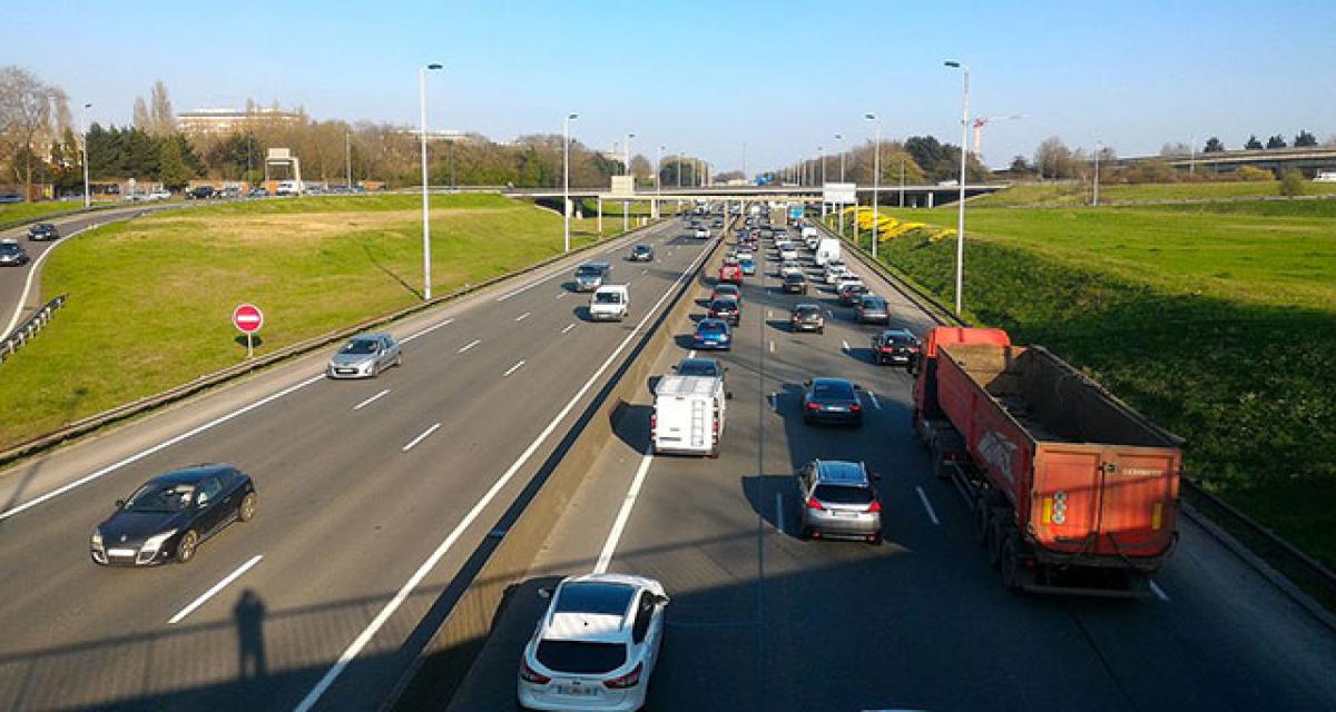 La vitesse limitée à 70 km/h sur le périphérique de Lille en février