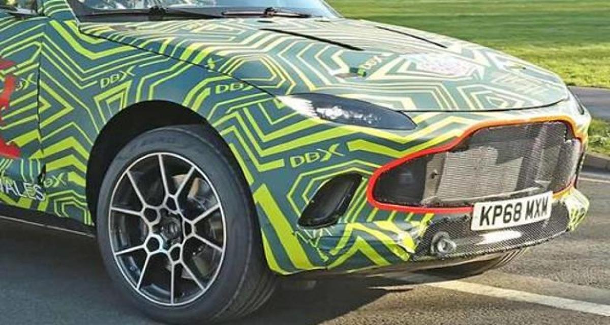 Spyshots : L'Aston Martin DBX à la parade