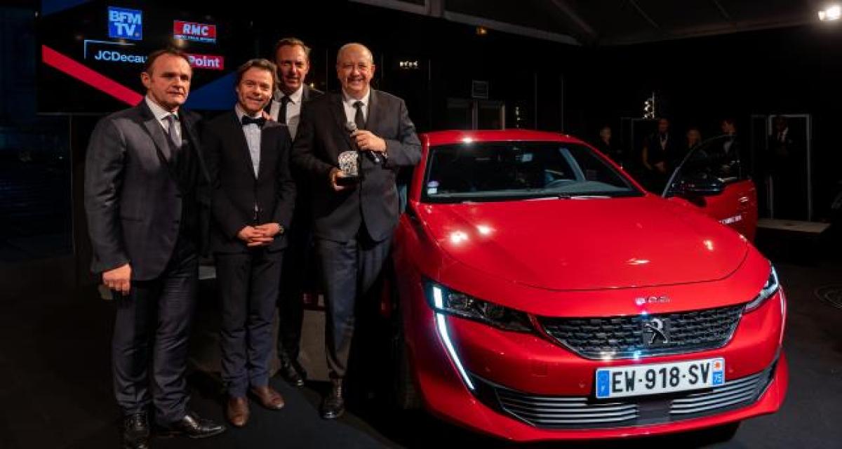 Peugeot 508, plus belle voiture de l'année 2018