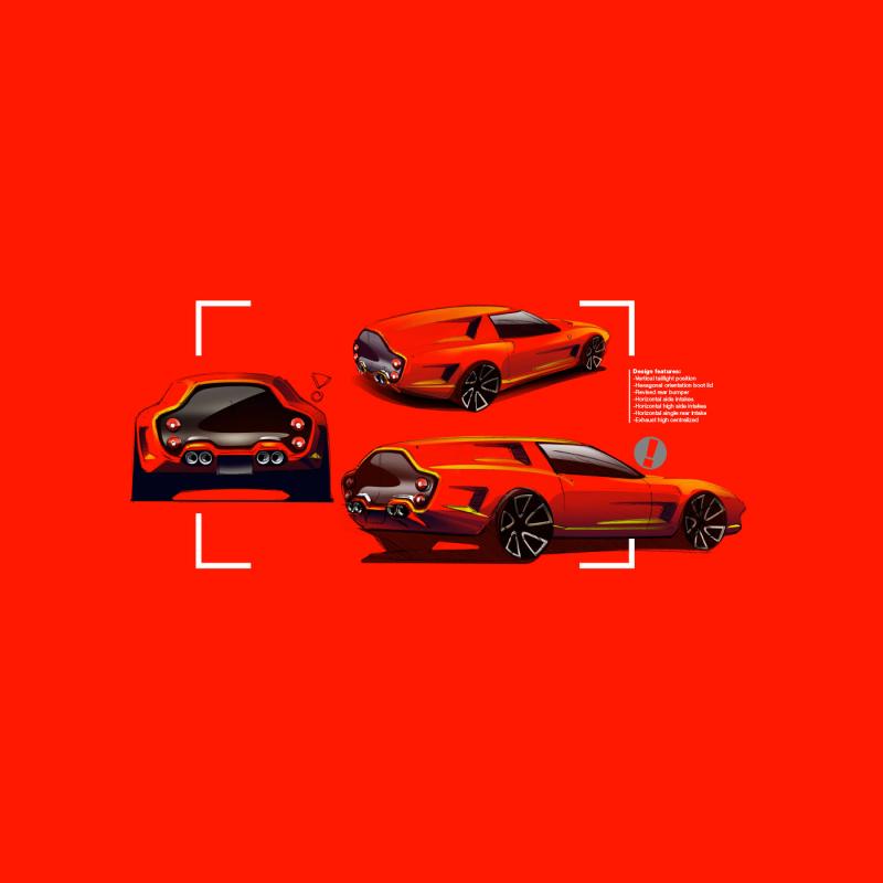  - Niels Van Roij rend hommage à la Ferrari Breadvan 1
