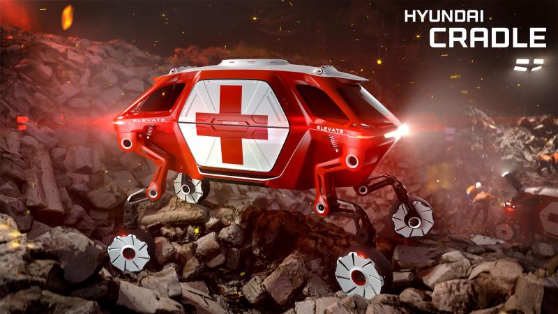 - CES 2019 : Hyundai Elevate, la voiture qui marche 1