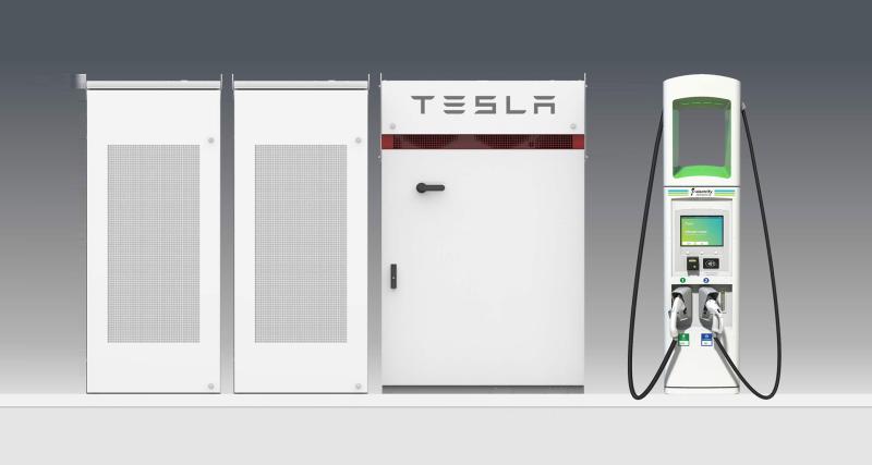  - Electrify America installe des batteries... Tesla