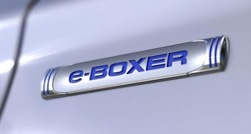  - Deux hybrides e-Boxer pour Subaru au salon de Genève