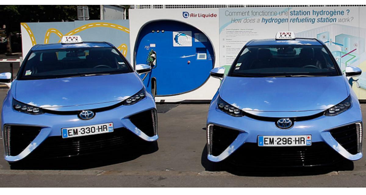 Toyota : co-entreprise avec Air Liquide pour des taxis hydrogène