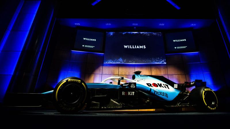  - F1 2019 : une Williams "FW42" ciel et blanc 1