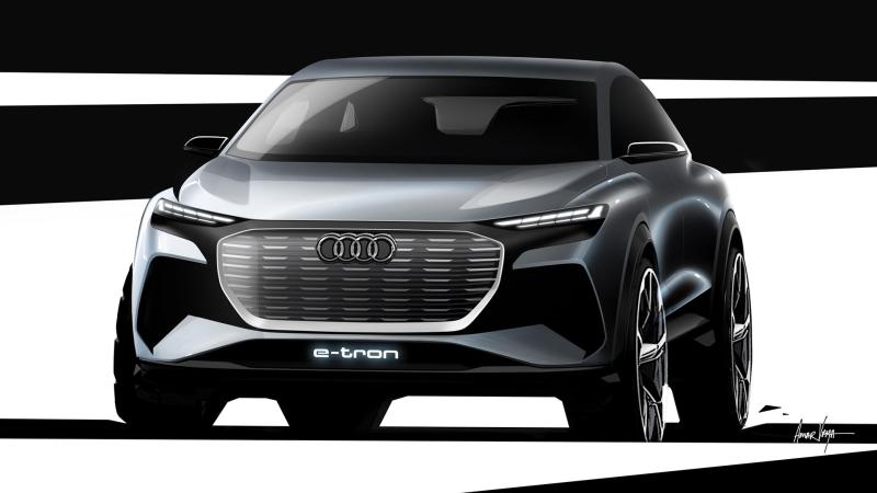 Un SUV électrique Audi Q4 eTron (Concept) pour Genève 1