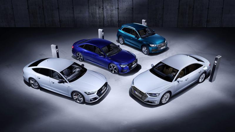 Audi, nouvelle gamme hybride rechargeable TFSI-e 1