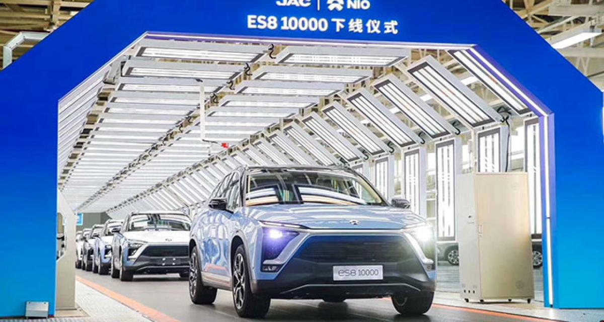 Usine à Shanghai : NIO -concurrent de Tesla - jette l'éponge
