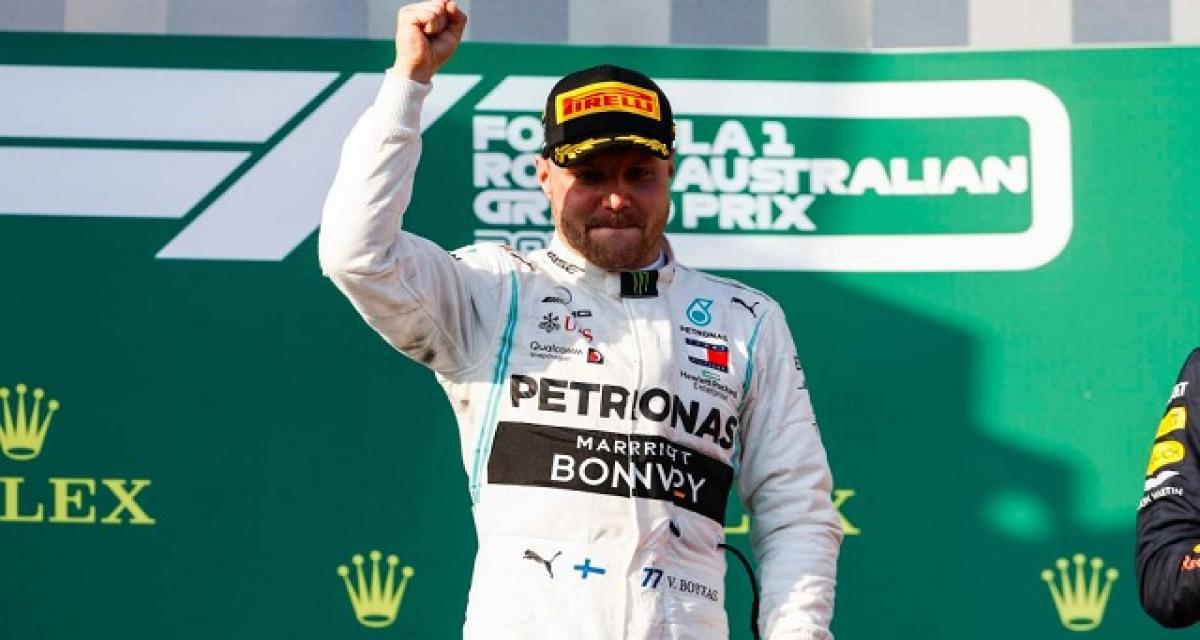 F1 2019 Australie-course: Bottas l'emporte haut la main