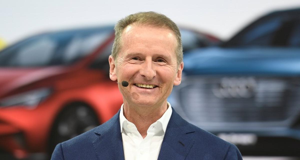 VW : la gaffe douteuse du PDG Herbert Diess