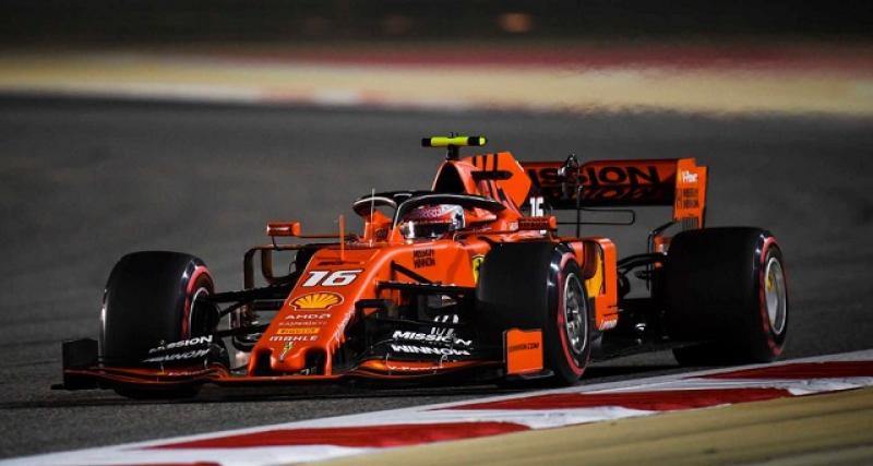  - F1-GP de Bahrein-Qualifs : première pole pour Leclerc !