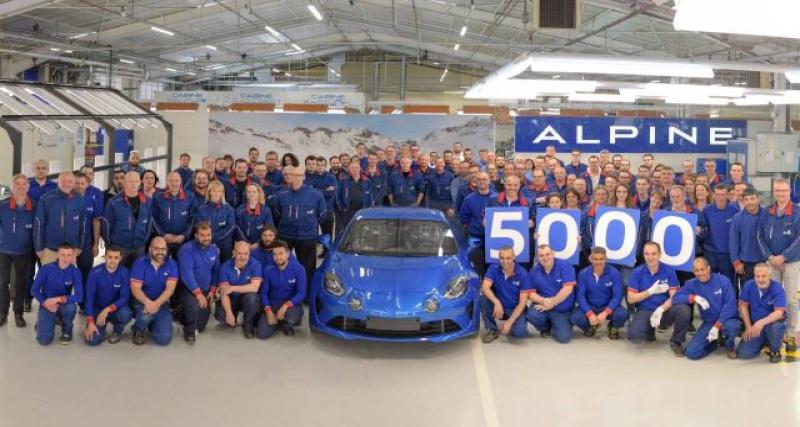  - La 5000e Alpine A110 produite à Dieppe