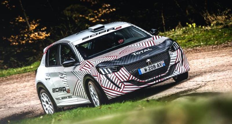  - Rallye : la Peugeot 208R2 fait ses premiers tours de roues