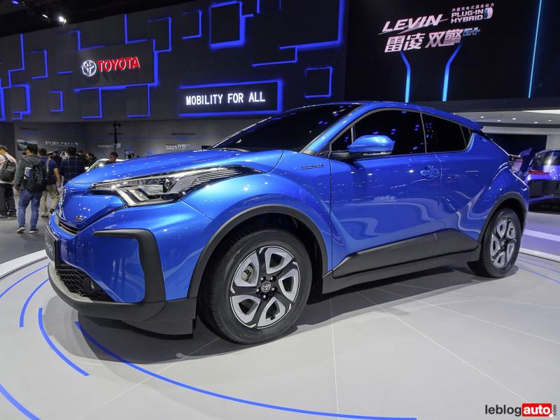  - Shanghai 2019 : Toyota C-HR et Izoa électriques 1