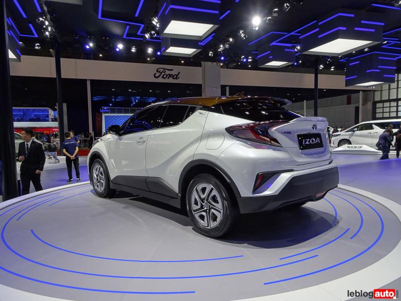  - Shanghai 2019 : Toyota C-HR et Izoa électriques 1