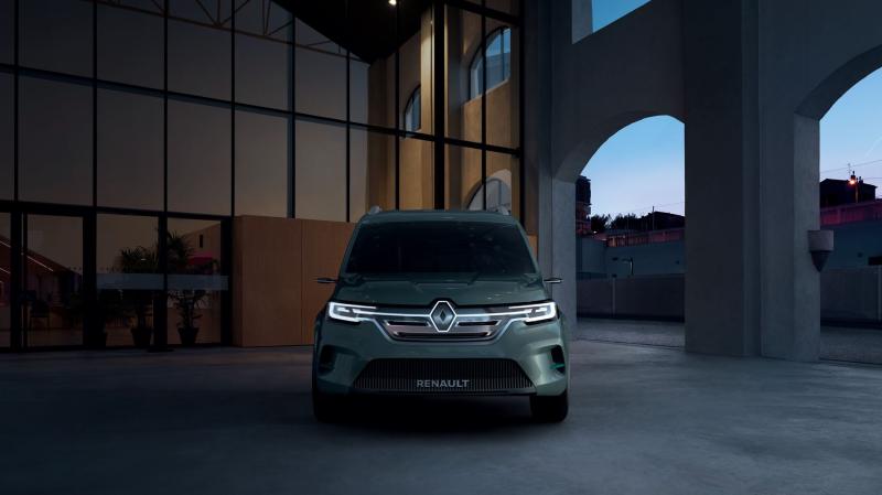 Le futur Renault Kangoo Z.E. en guest du renouvellement de la gamme utilitaires 2