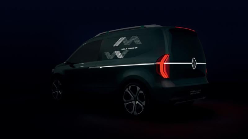 Le futur Renault Kangoo Z.E. en guest du renouvellement de la gamme utilitaires 2