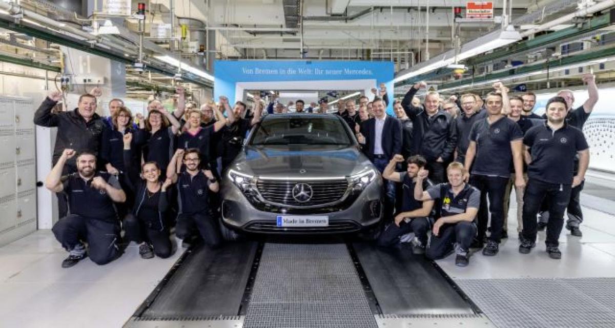 La production du Mercedes EQC démarre