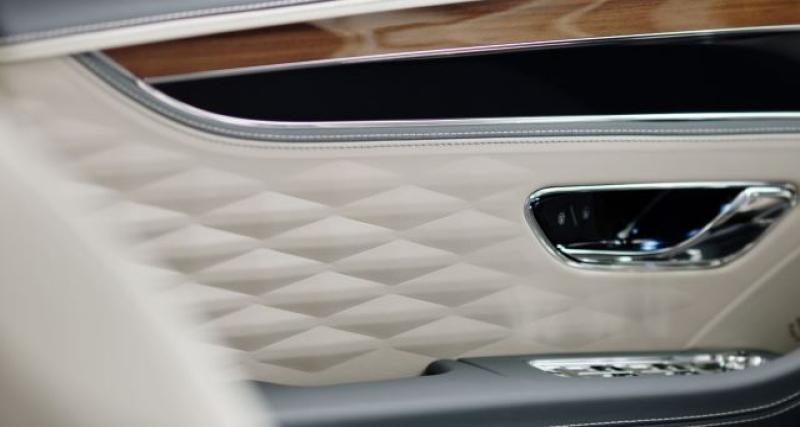  - La nouvelle Bentley Flying Spur aura un cuir en 3D