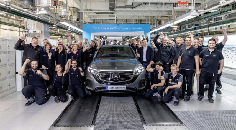 La production du Mercedes EQC démarre 1