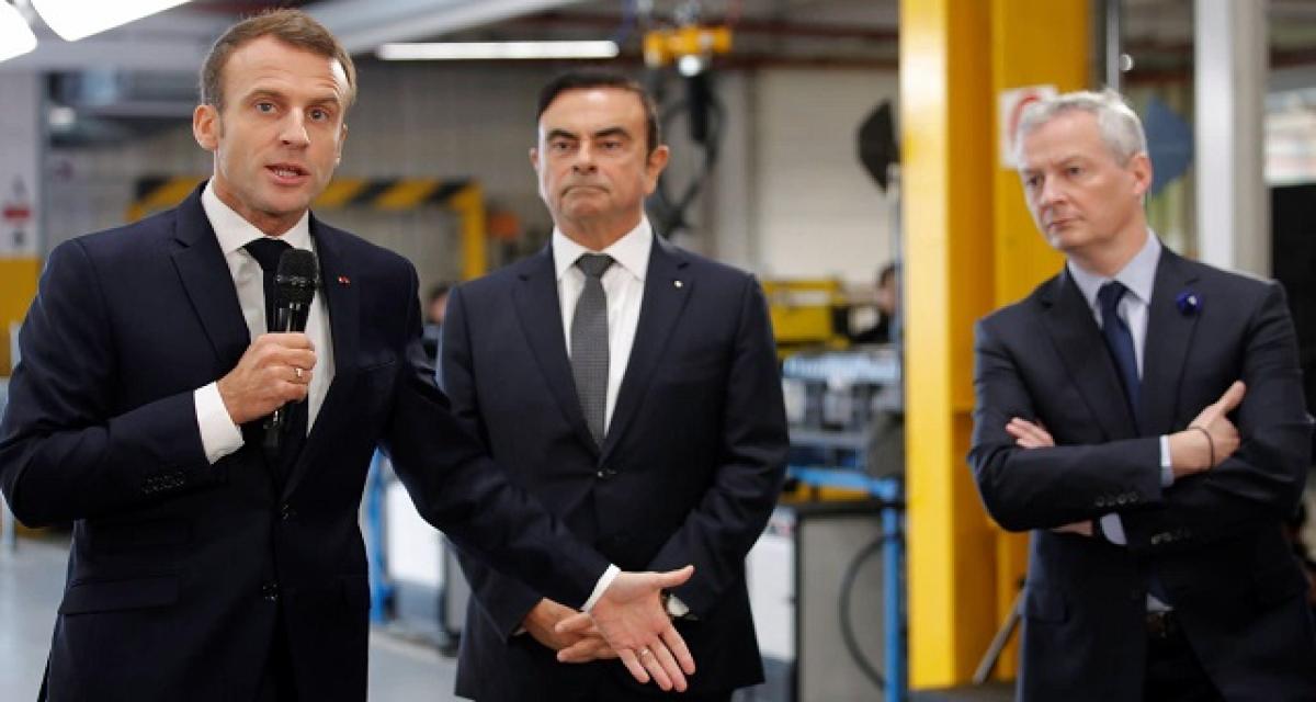 Renault: Macron ne voit pas de raison de changer la participation de l'Etat