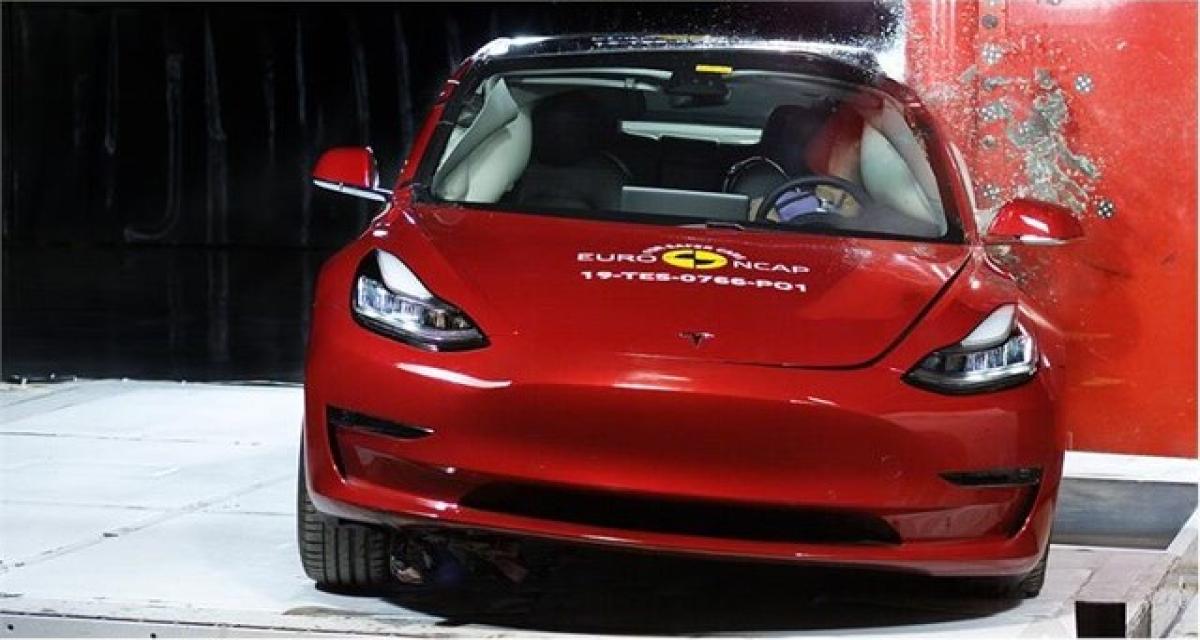 EuroNCAP : la Tesla Model 3 a 5 étoiles