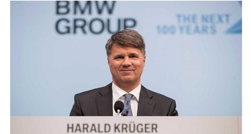  - BMW : Haral Krüger poussé vers la sortie par l'électrique