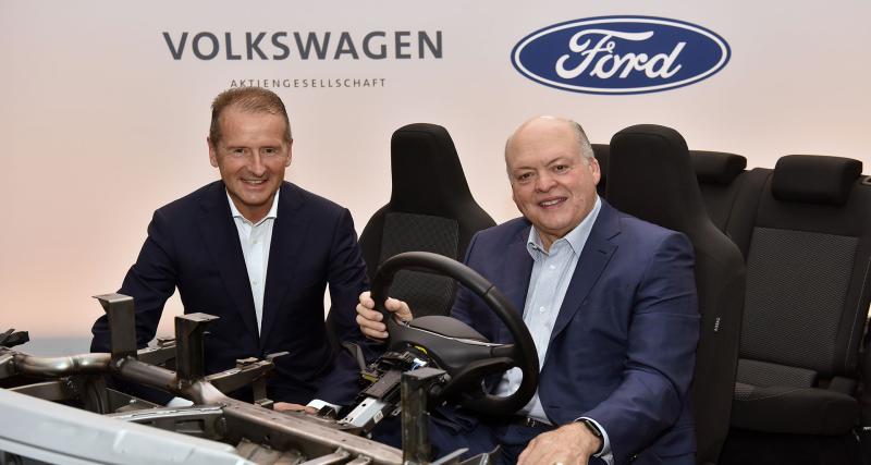  - Ford / VW : autonome et électrique aussi au programme
