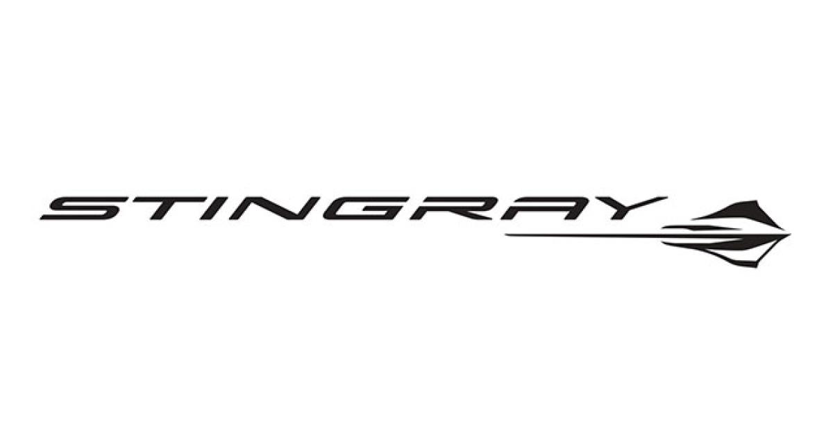 La Corvette C8 se nommera Stingray, voici ses logos