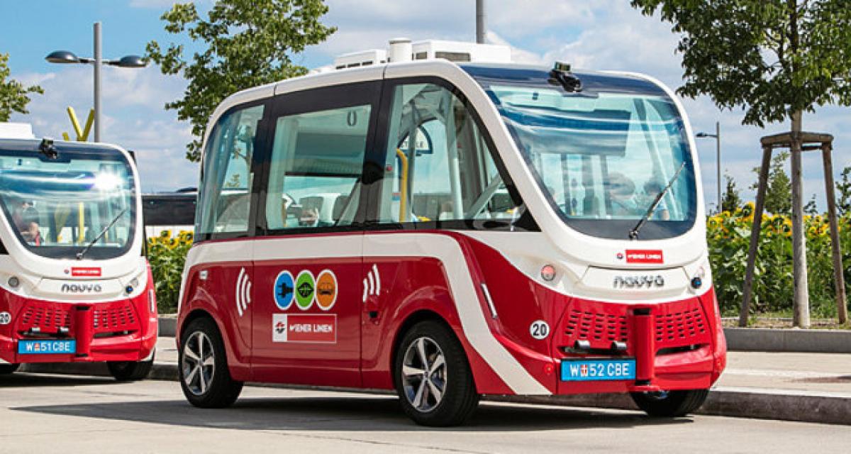 Vienne suspend ses minibus autonomes après un incident