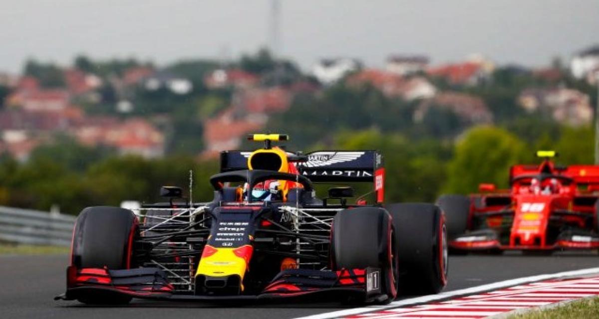 F1 2019-Hongrie EL1-2: Red Bull se montre entre les gouttes