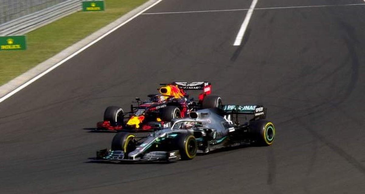 F1-GP Hongrie : Verstappen battu par Hamilton et Mercedes