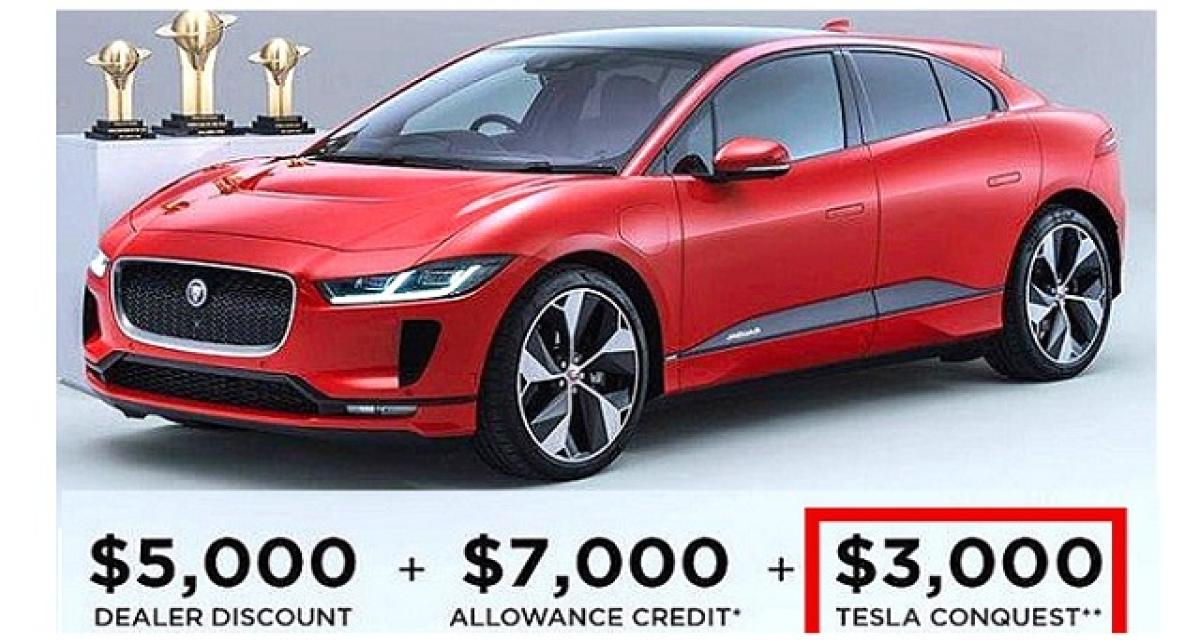 Jaguar : programme Tesla Conquest pour vendre l’I-PACE