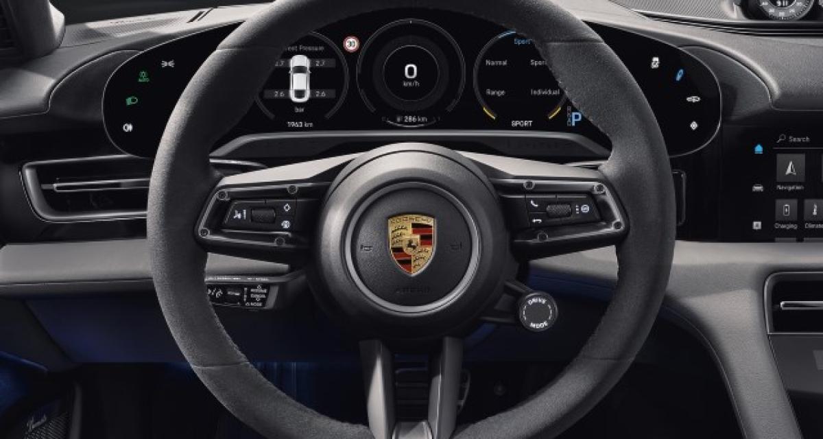 Francfort 2019 : l'intérieur de la Porsche Taycan au complet