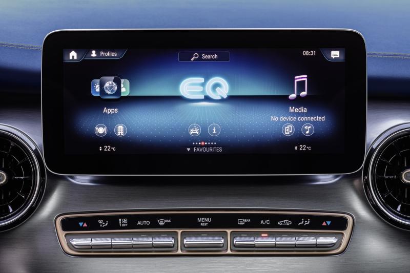  - Francfort 2019 : Mercedes EQV, fourgon électrique premium 1