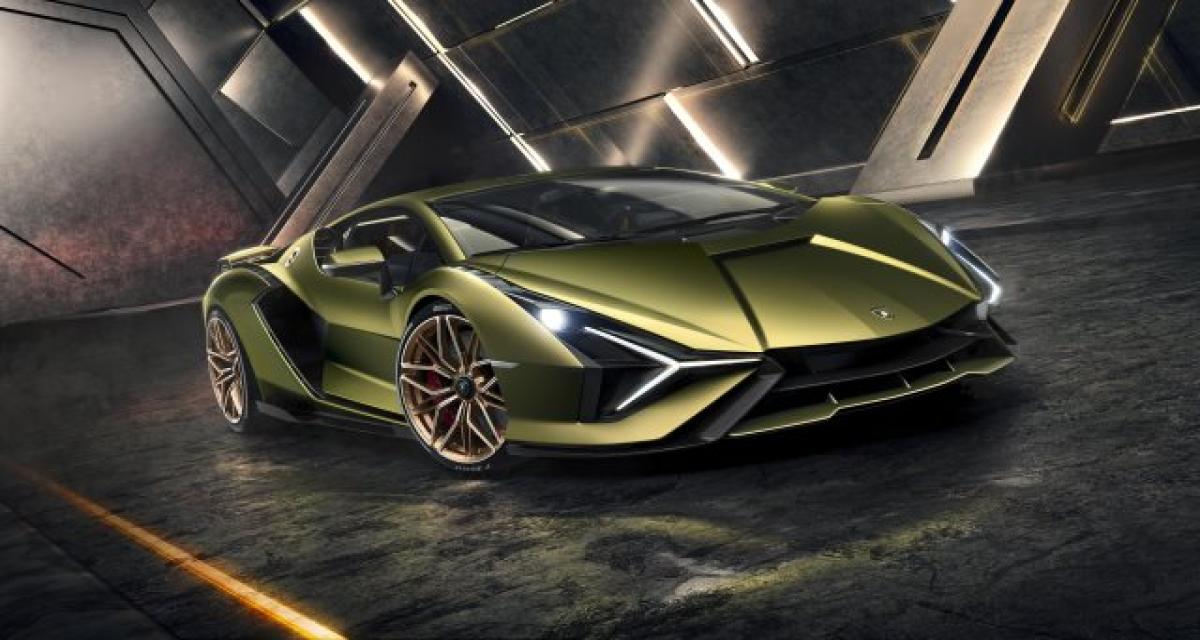 Francfort 2019 : Lamborghini Sián, V12 hybride, 819 chevaux