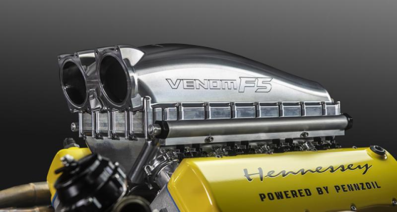  - Hennessey Venom F5 : plus de 1 800 ch