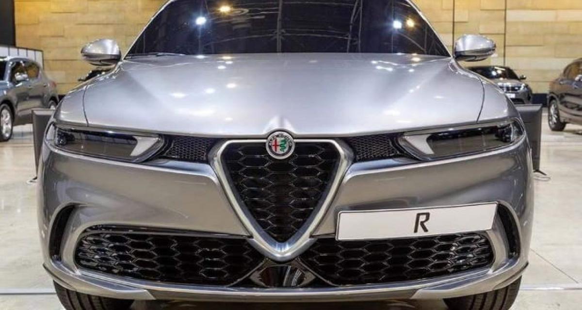 Une version de travail de l'Alfa Romeo Tonale en fuite