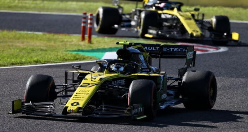  - F1 : les deux Renault disqualifiées du GP de Suzuka 2019