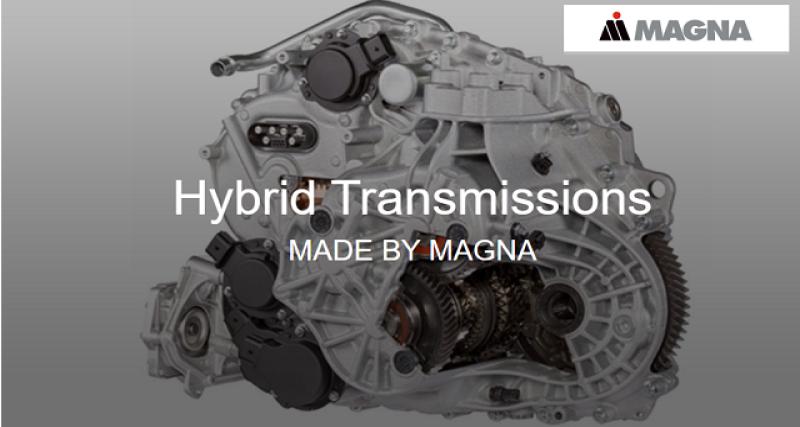  - Magna va produire des transmissions hybrides pour BMW