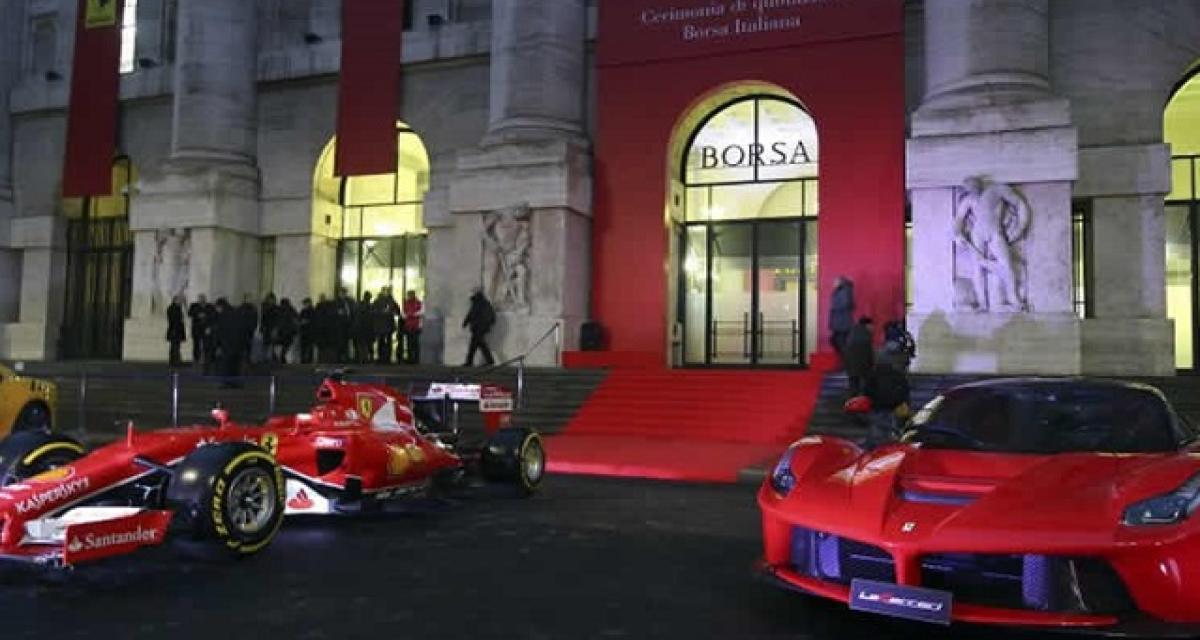 Ferrari : résultats financiers du T3 mieux qu'escomptés