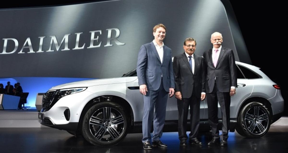 Daimler supprimerait 1 100 postes de direction dans le monde