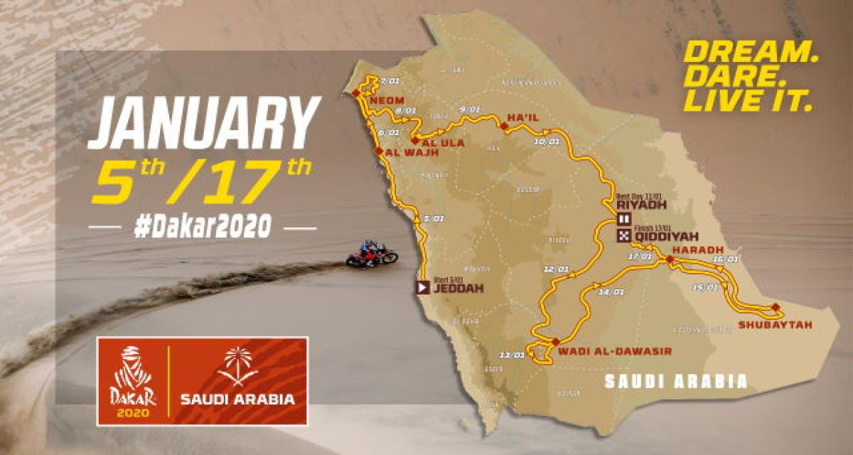 Dakar 2020 : le parcours en Arabie Saoudite