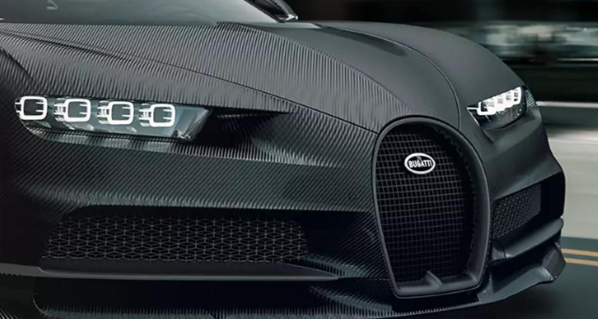 Bugatti édition « Chiron Noire » : comme le charbon
