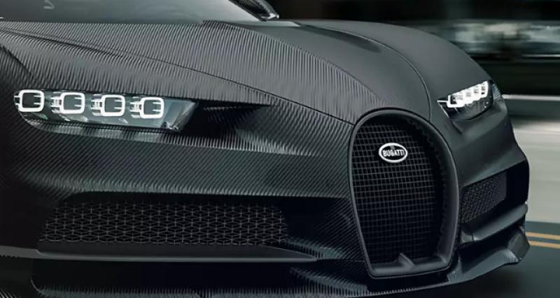  - Bugatti édition « Chiron Noire » : comme le charbon